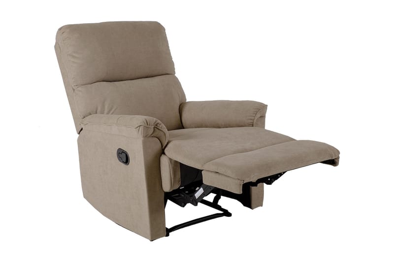 Lænestol GUSTAV lænestol 84x92x104cm farve: mørk beige - Recliner lænestol