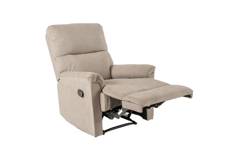 Lænestol GUSTAV lænestol 84x92x104cm farve: taupe - Recliner lænestol