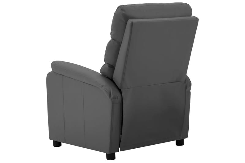 Lænestol Kunstlæder Grå - Møbler - Stole & lænestole - Lænestole - Recliner lænestol