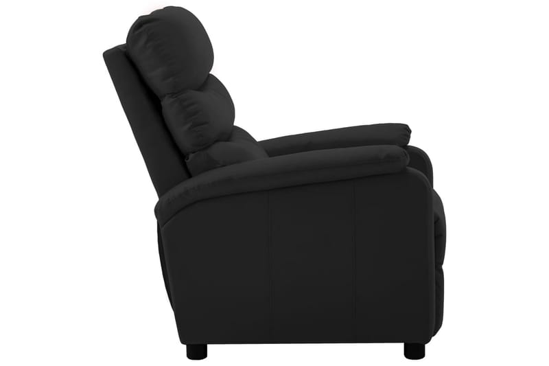 Lænestol Kunstlæder Sort - Møbler - Stole & lænestole - Lænestole - Recliner lænestol