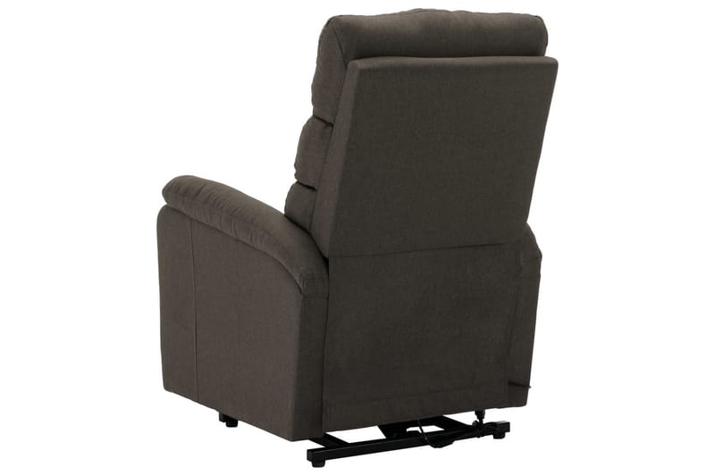 Lænestol Med Løftefunktion Stof Gråbrun - Gråbrun - Møbler - Stole & lænestole - Lænestole - Recliner lænestol