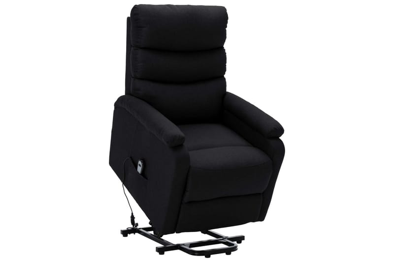 Lænestol Med Løftefunktion Stof Sort - Sort - Møbler - Stole & lænestole - Lænestole - Recliner lænestol