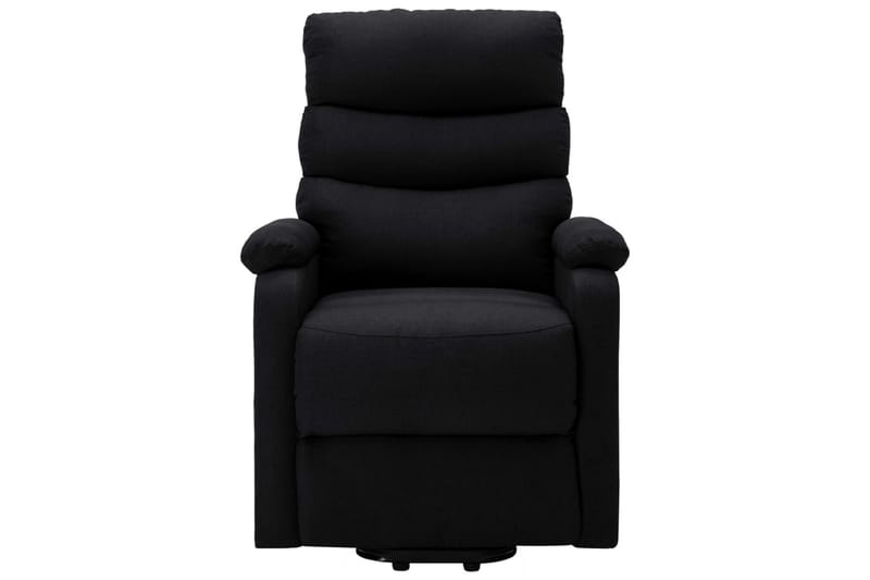 Lænestol Med Løftefunktion Stof Sort - Sort - Møbler - Stole & lænestole - Lænestole - Recliner lænestol