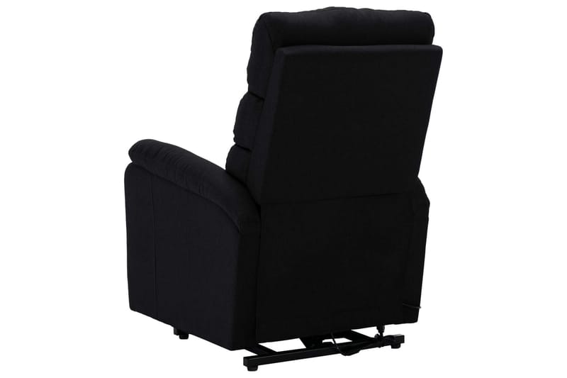 Lænestol Med Løftefunktion Stof Sort - Sort - Møbler - Stole & lænestole - Lænestole - Recliner lænestol