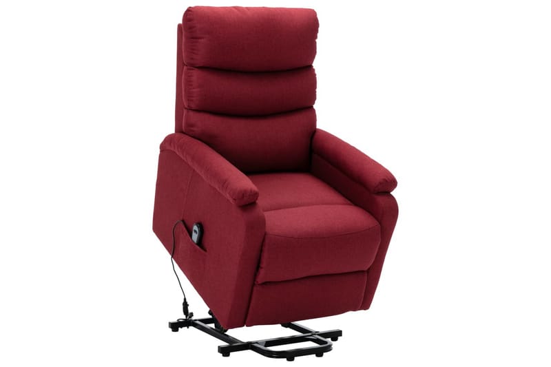 Lænestol Med Løftefunktion Stof Vinrød - Rød - Møbler - Stole & lænestole - Lænestole - Recliner lænestol