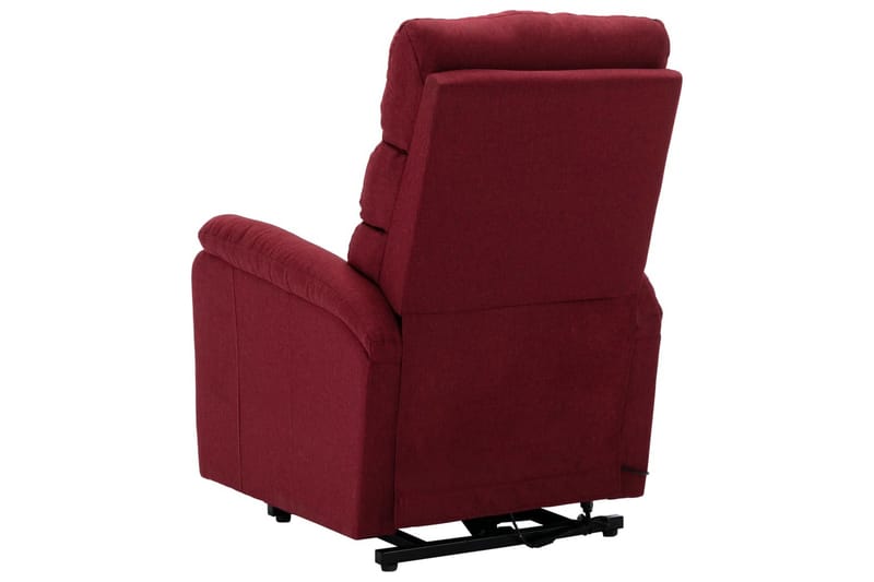 Lænestol Med Løftefunktion Stof Vinrød - Rød - Møbler - Stole & lænestole - Lænestole - Recliner lænestol