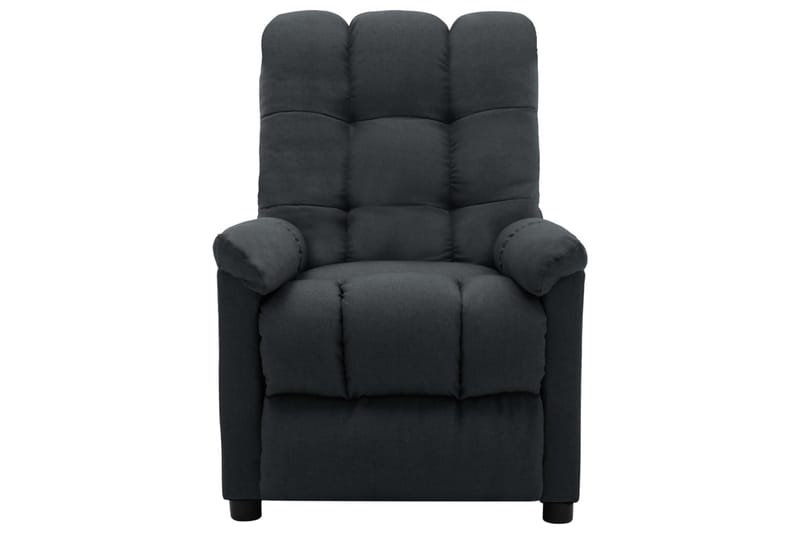 Lænestol Med Push Back-Funktion Stof Mørkegrå - Møbler - Stole & lænestole - Lænestole - Recliner lænestol