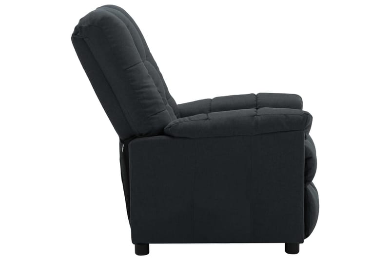 Lænestol Med Push Back-Funktion Stof Mørkegr�å - Møbler - Stole & lænestole - Lænestole - Recliner lænestol