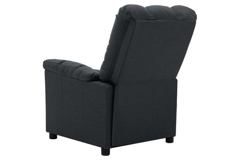 Lænestol Med Push Back-Funktion Stof Mørkegrå - Møbler - Stole & lænestole - Lænestole - Recliner lænestol
