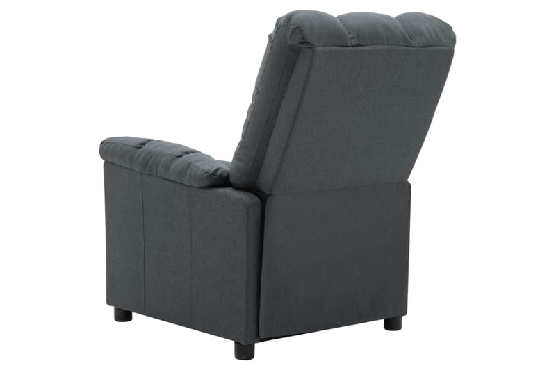 Lænestol Med Push Back-Funktion Stof Lysegrå - Møbler - Stole & lænestole - Lænestole - Recliner lænestol