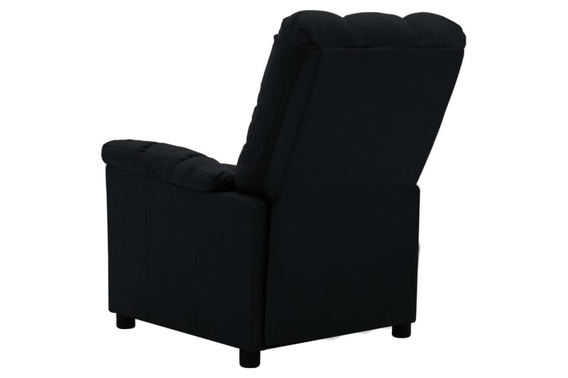 Lænestol Med Push Back-Funktion Stof Sort - Møbler - Stole & lænestole - Lænestole - Recliner lænestol