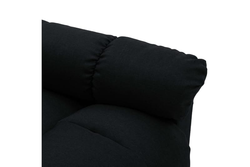 Lænestol Med Push Back-Funktion Stof Sort - Møbler - Stole & lænestole - Lænestole - Recliner lænestol