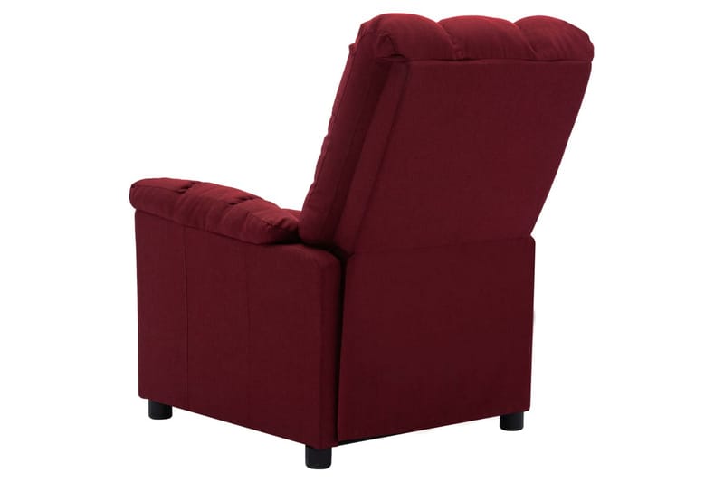 Lænestol Med Push Back-Funktion Stof Vinrød - Møbler - Stole & lænestole - Lænestole - Recliner lænestol