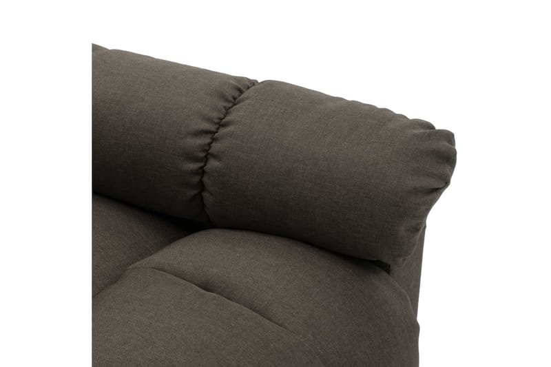 Lænestol Med Push Back-Funktion Stof Gråbrun - Møbler - Stole & lænestole - Lænestole - Recliner lænestol