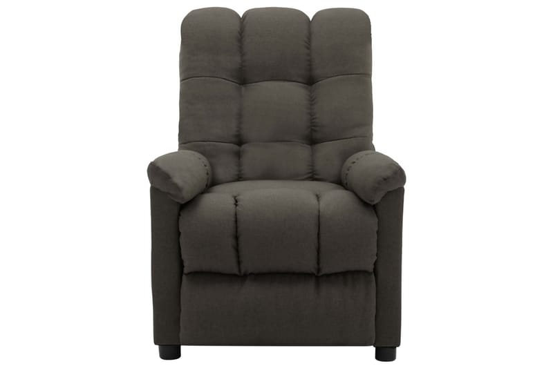 Lænestol Med Push Back-Funktion Stof Gråbrun - Møbler - Stole & lænestole - Lænestole - Recliner lænestol