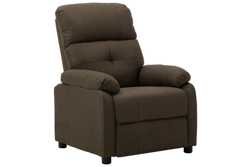 Lænestol Stof Brun - Møbler - Stole & lænestole - Lænestole - Recliner lænestol