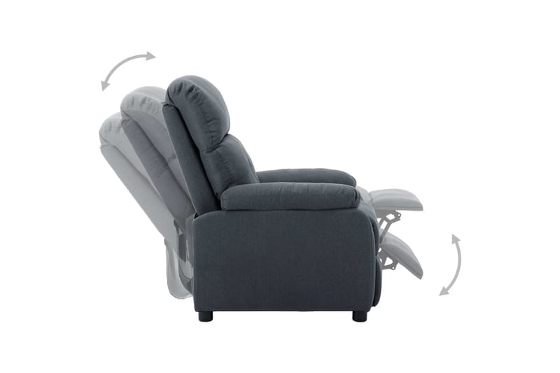 Lænestol Stof Lysegrå - Møbler - Stole & lænestole - Lænestole - Recliner lænestol