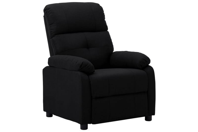 Lænestol Stof Sort - Møbler - Stole & lænestole - Lænestole - Recliner lænestol