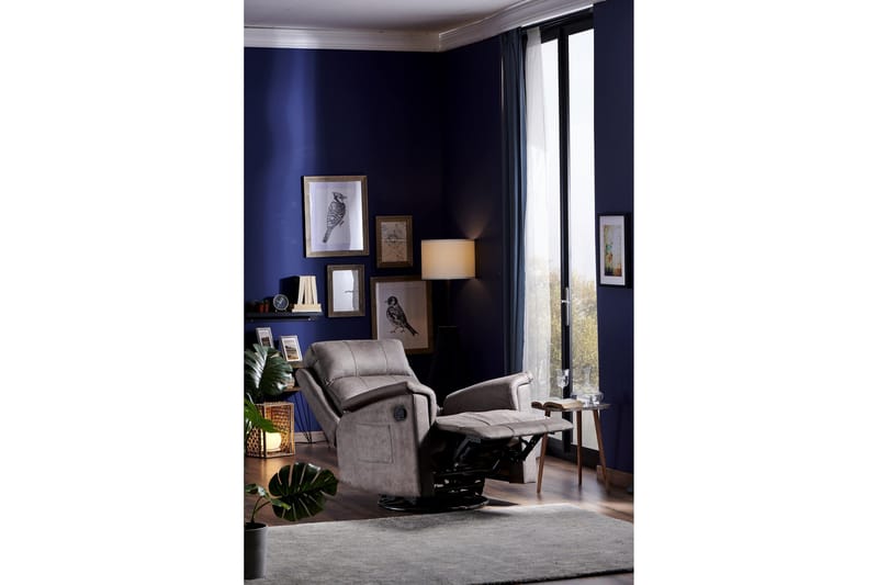 Mereenie Reclinerlænestollænestol - Grå - Møbler - Stole & lænestole - Lænestole - Recliner lænestol