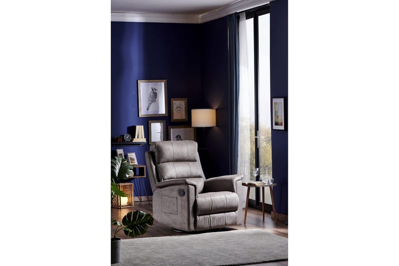 Mereenie Reclinerlænestollænestol - Grå - Møbler - Stole & lænestole - Lænestole - Recliner lænestol