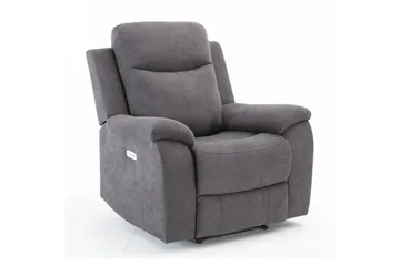 Milo Grå lænestol grå - Møbler - Stole & lænestole - Lænestole - Recliner lænestol