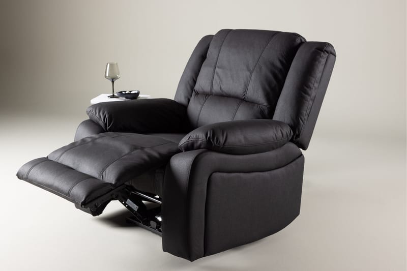 Reclinerlænestol Comfort Living Singapore reclinerlænestol sort Sort - Møbler - Stole & lænestole - Lænestole - Recliner lænestol