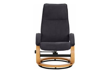 Reclinerlænestol Loft24 Pasha Reclinerlænestol Mikrofiber Grå - Møbler - Stole & lænestole - Lænestole - Recliner lænestol