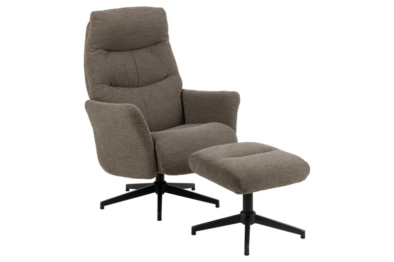 Sakiran Reclinerstol - Grå - Møbler - Stole & lænestole - Lænestole - Recliner lænestol