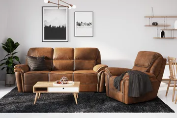 Saranda Lænestol Recliner Justerbar - Brun - Møbler - Stole & lænestole - Lænestole - Recliner lænestol