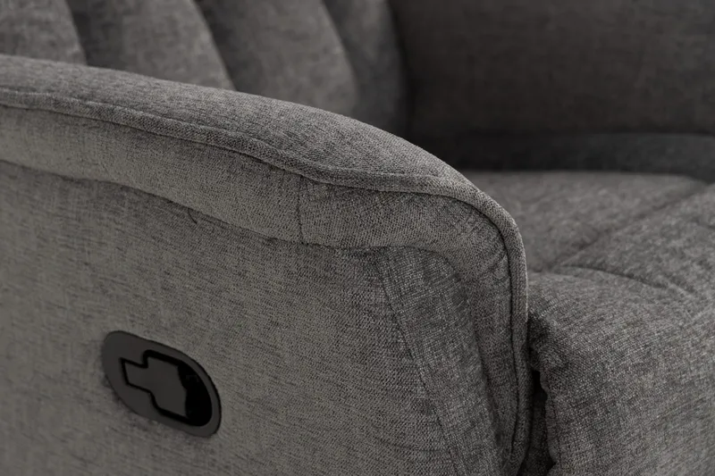 Umeå Lænestol Rotation & Gynge - Stof Grå - Møbler - Stole & lænestole - Lænestole - Recliner lænestol