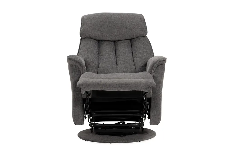 Umeå Lænestol Rotation & Gynge - Stof Grå - Møbler - Stole & lænestole - Lænestole - Recliner lænestol