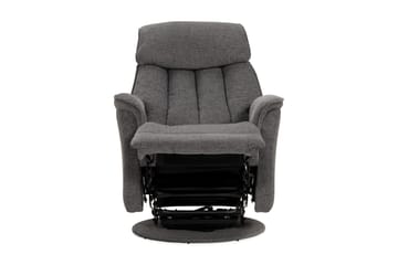 Umeå Lænestol Rotation & Gynge - Stof Grå - Møbler - Stole & lænestole - Lænestole - Recliner lænestol