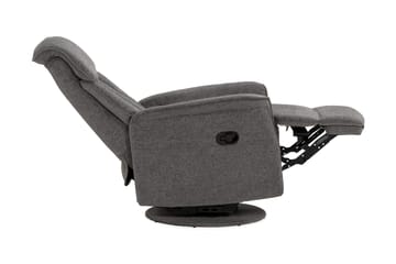 Umeå Lænestol Rotation & Gynge - Stof Grå - Møbler - Stole & lænestole - Lænestole - Recliner lænestol