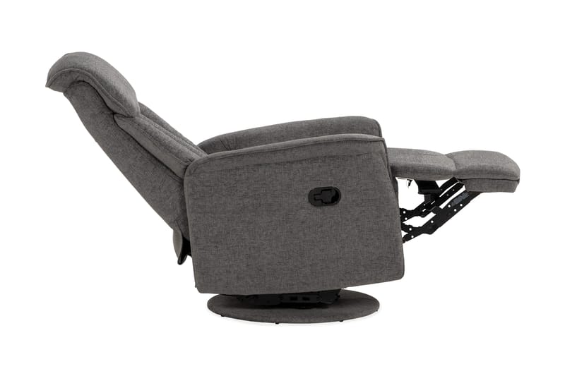 Umeå Lænestol Rotation & Gynge - Stof Grå - Møbler - Stole & lænestole - Lænestole - Recliner lænestol