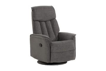 Umeå Lænestol Rotation & Gynge - Stof Grå - Møbler - Stole & lænestole - Lænestole - Recliner lænestol