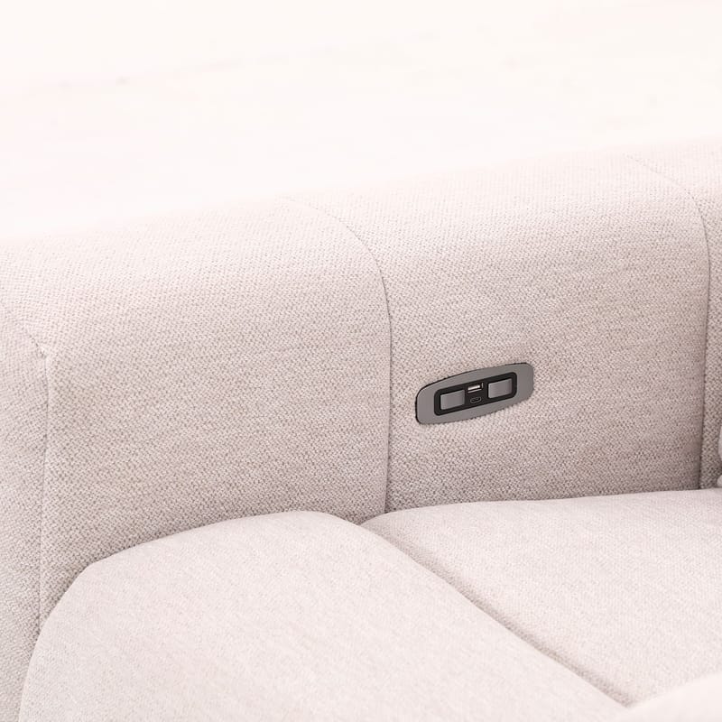 Reclinerlænestol Ödmark med elektrisk mekanisme - lys beige - Møbler - Stole & lænestole - Lænestole - Recliner lænestol