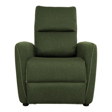 Reclinerlænestol Örsvik med push back-mekanisme - grøn - Møbler - Stole & lænestole - Lænestole - Lænestol med fodskammel