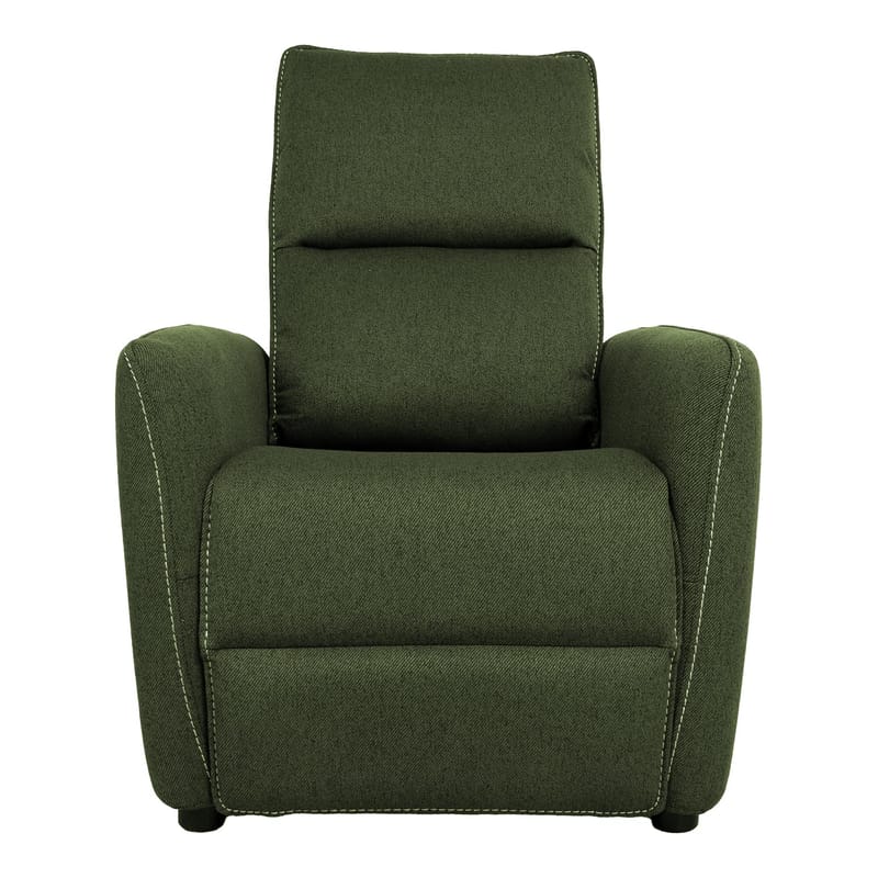 Reclinerlænestol Örsvik med push back-mekanisme - grøn - Møbler - Stole & lænestole - Lænestole - Lænestol med fodskammel