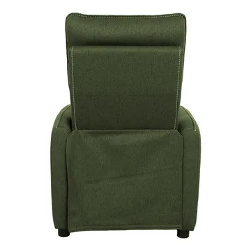 Reclinerlænestol Örsvik med push back-mekanisme - grøn - Møbler - Stole & lænestole - Lænestole - Lænestol med fodskammel