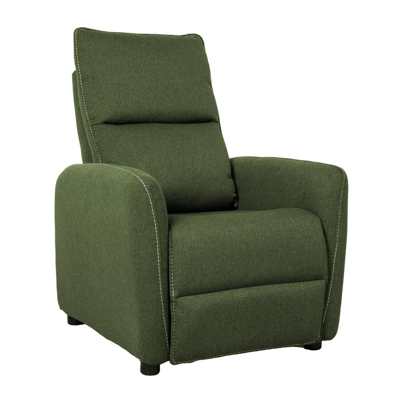 Reclinerlænestol Örsvik med push back-mekanisme, grøn