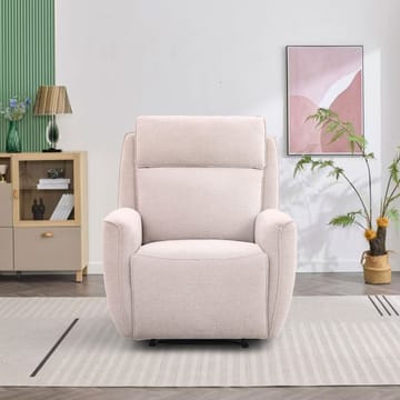 Reclinerlænestol Östvik med manuel mekanisme - beige - Møbler - Stole & lænestole - Lænestole - Recliner lænestol