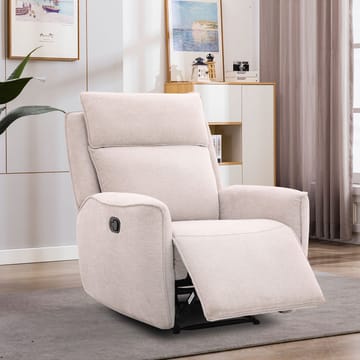 Reclinerlænestol Östvik med manuel mekanisme - beige - Møbler - Stole & lænestole - Lænestole - Recliner lænestol