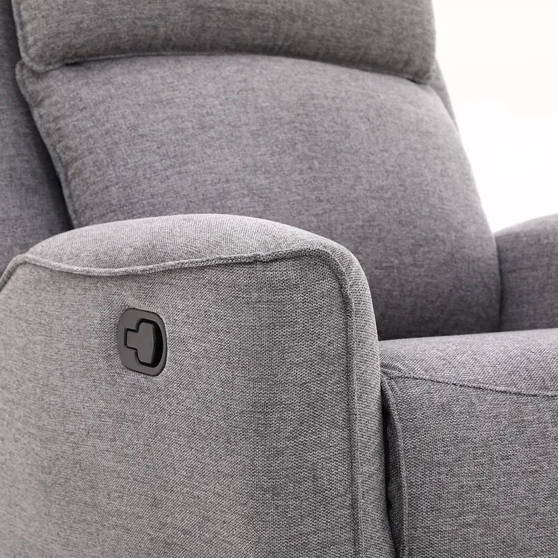 Reclinerlænestol Östvik med manuel mekanisme - grå - Møbler - Stole & lænestole - Lænestole - Recliner lænestol