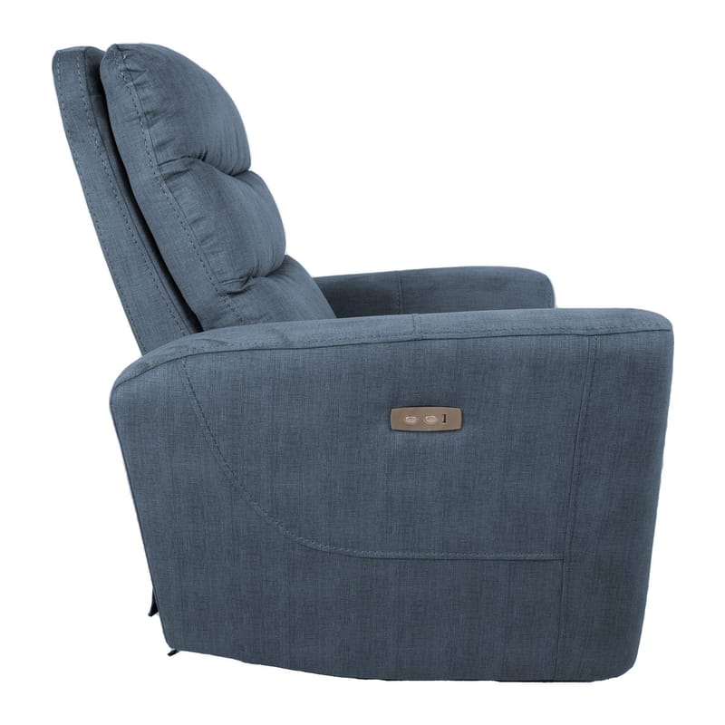 Reclinerlænestol Darvi med elektrisk mekanisme - blå - Møbler - Stole & lænestole - Lænestole - Recliner lænestol