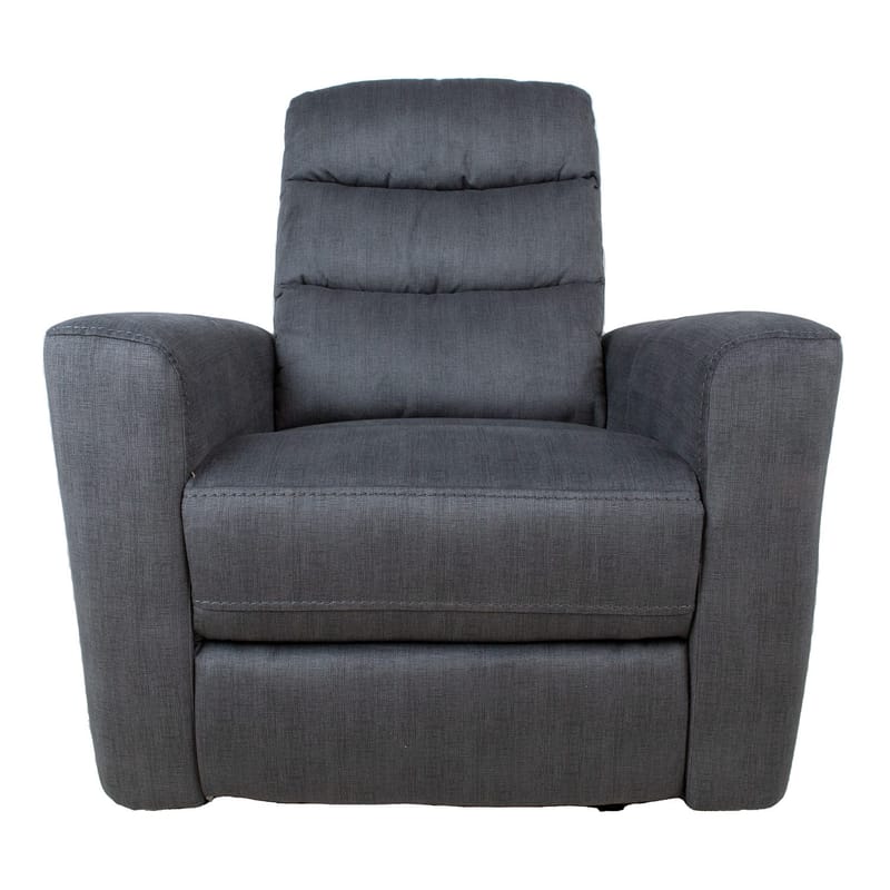 Reclinerlænestol Darvi med elektrisk mekanisme - grå velour - Møbler - Stole & lænestole - Lænestole - Recliner lænestol