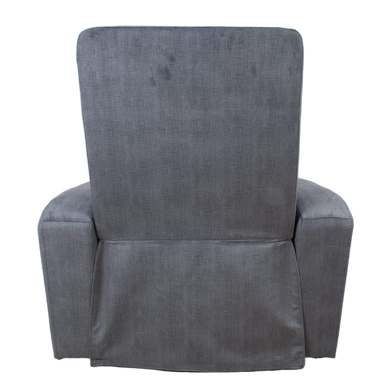 Reclinerlænestol Darvi med elektrisk mekanisme - grå velour - Møbler - Stole & lænestole - Lænestole - Recliner lænestol