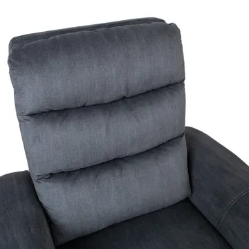 Reclinerlænestol Darvi med elektrisk mekanisme - grå velour - Møbler - Stole & lænestole - Lænestole - Recliner lænestol