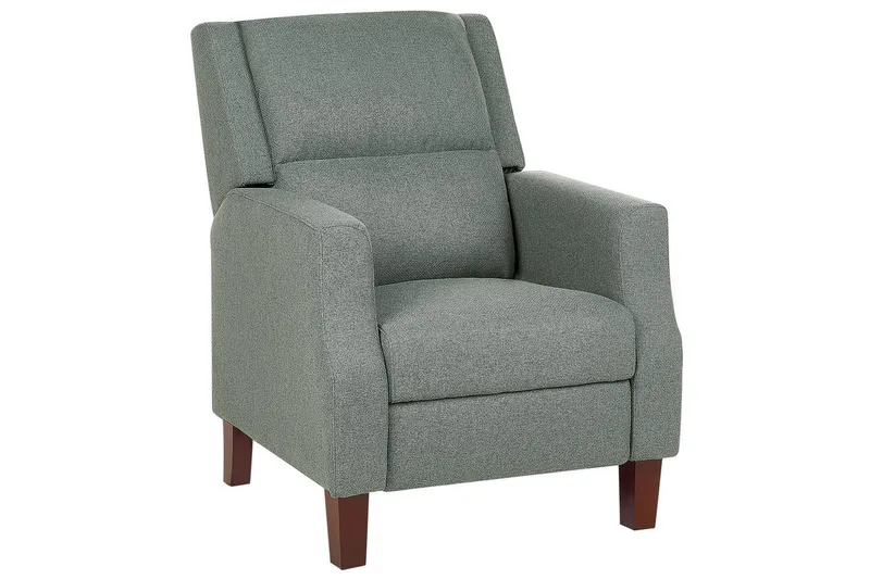 Reclinerlænestol Egersund Grønt/mørkt træ - Grønt/mørkt træ - Møbler - Stole & lænestole - Lænestole - Recliner lænestol