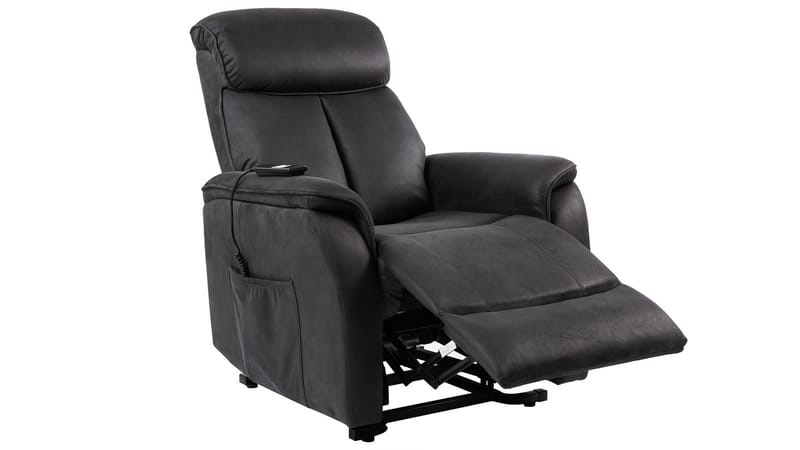 Reclinerlænestol Eirvik med Elektrisk Lift - lacey grey - Møbler - Stole & lænestole - Lænestole - Lænestol med vippefunktion