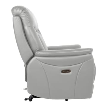 Reclinerlænestol Gårdal med elektrisk løftemekanisme læder - Beige - Møbler - Stole & lænestole - Lænestole - Lænestol med vippefunktion